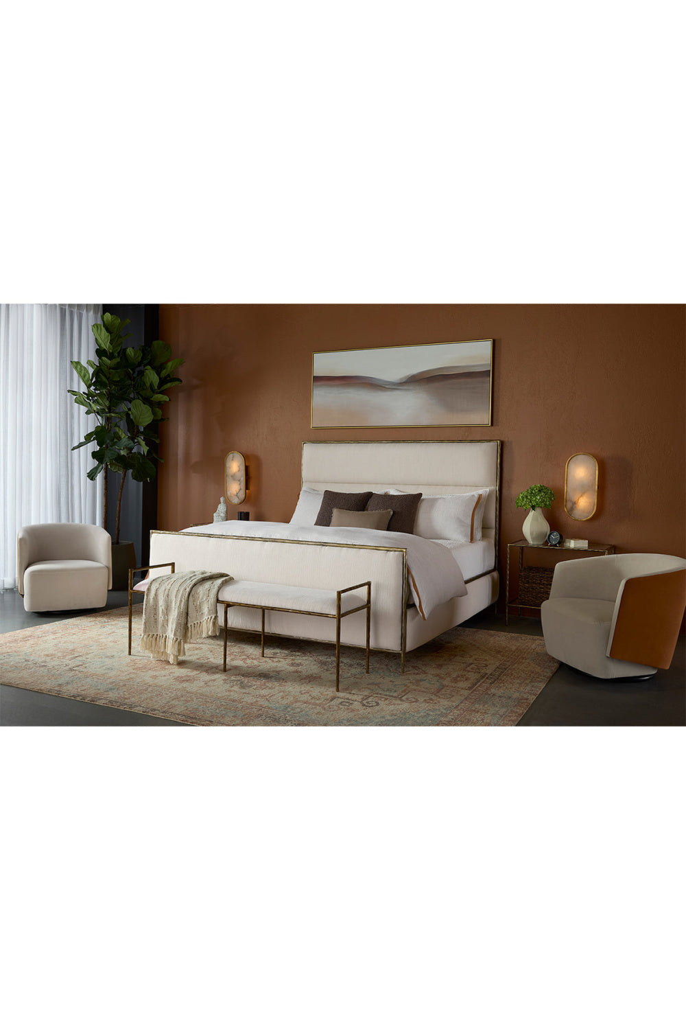   Modern European furniture - Hand-hammered Metal Nightstand - www.oroa.com | Oroa.com