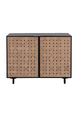   Modern European furniture - Sueded Tan Leather Sideboard - www.oroa.com | Oroa.com