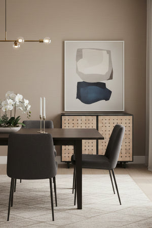   Modern European furniture - Sueded Tan Leather Sideboard - www.oroa.com | Oroa.com