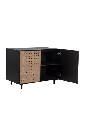   Modern European furniture - Sueded Tan Leather Sideboard - www.oroa.com | Oroa.com