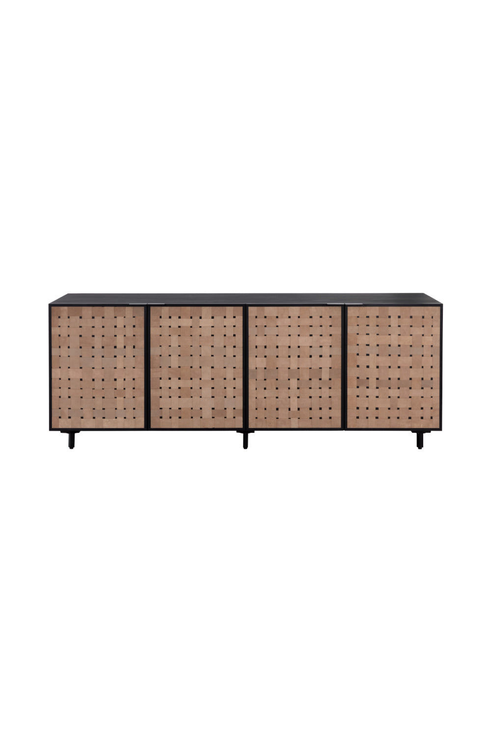   Modern European furniture - Sueded Tan Leather Sideboard - www.oroa.com | Oroa.com