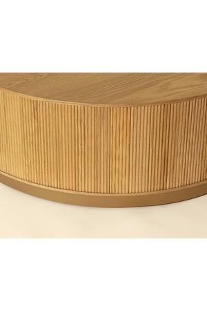   Modern European furniture - Reeded Oak Coffee Table - www.oroa.com | Oroa.com