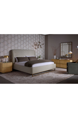   Modern European furniture - Reeded Oak 2-Drawer Nightstand - www.oroa.com | Oroa.com