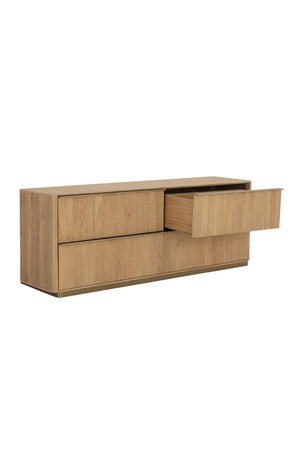   Modern European furniture - Reeded Oak 4-Drawer Dresser - www.oroa.com | Oroa.com