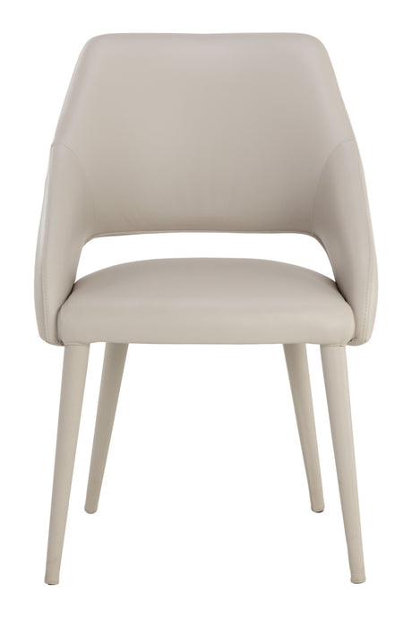   Modern European furniture - Monochromatic Leather Dining Chair - www.oroa.com | Oroa.com