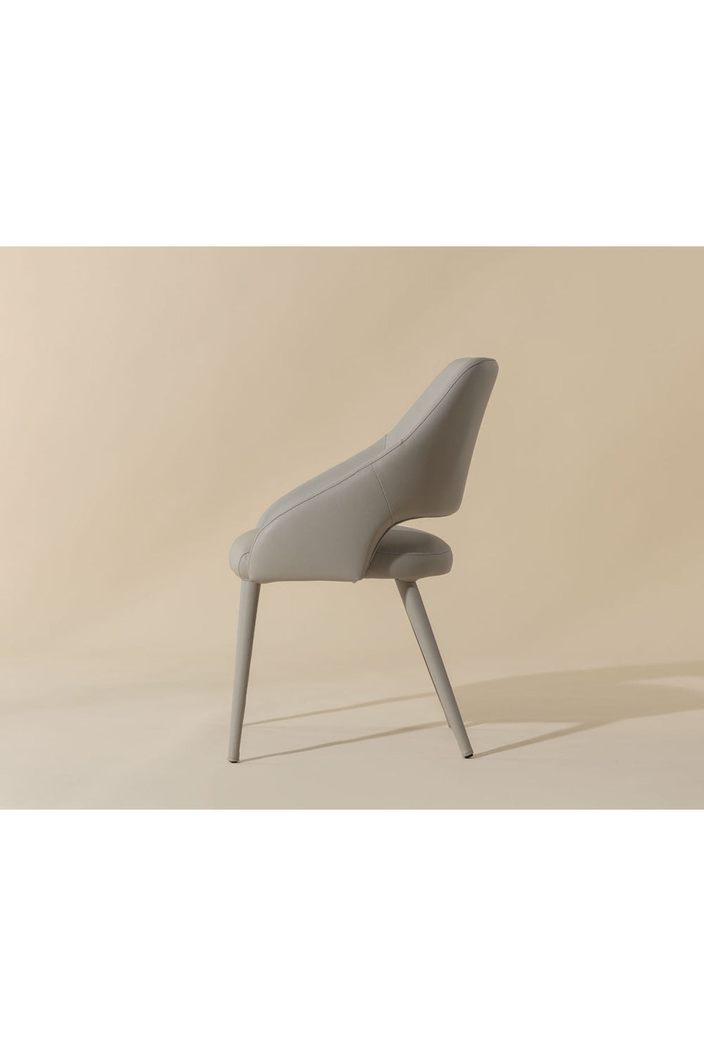   Modern European furniture - Monochromatic Leather Dining Chair - www.oroa.com | Oroa.com