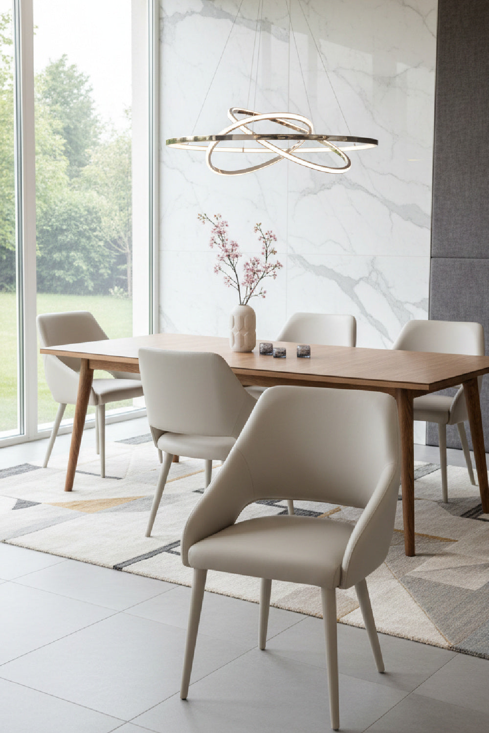   Modern European furniture - Monochromatic Leather Dining Chair - www.oroa.com | Oroa.com