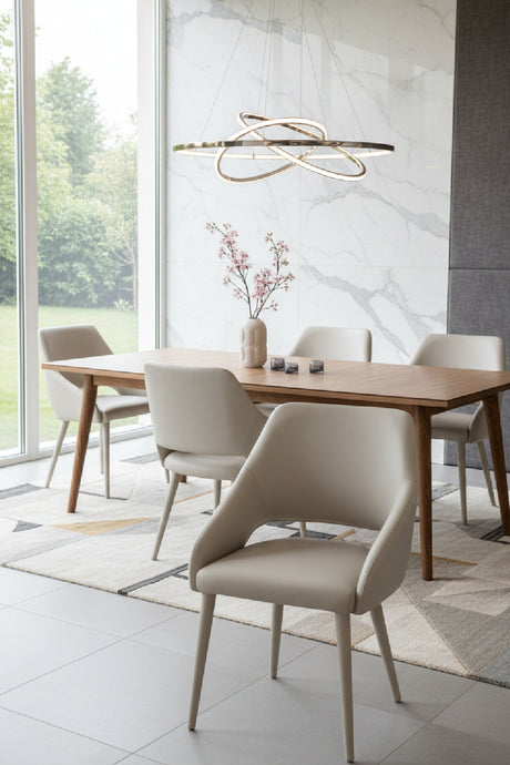  Modern European furniture - Monochromatic Leather Dining Chair - www.oroa.com | Oroa.com