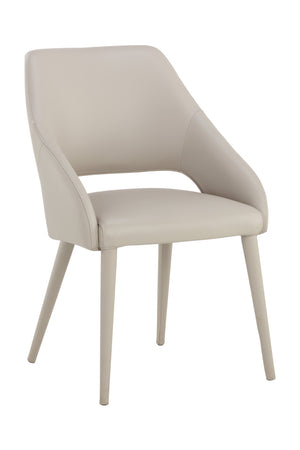   Modern European furniture - Monochromatic Leather Dining Chair - www.oroa.com | Oroa.com