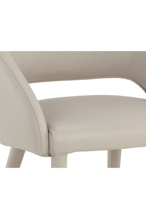   Modern European furniture - Monochromatic Leather Dining Chair - www.oroa.com | Oroa.com