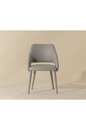  Modern European furniture - Monochromatic Leather Dining Chair - www.oroa.com | Oroa.com