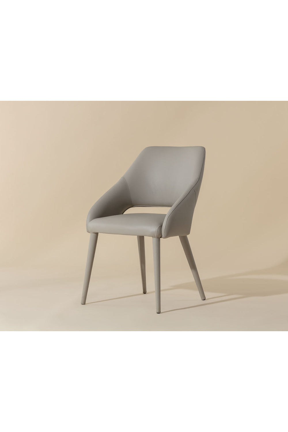   Modern European furniture - Monochromatic Leather Dining Chair - www.oroa.com | Oroa.com