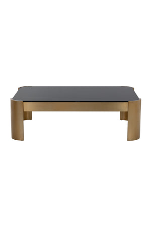   Modern European furniture - Black Glass Rectangular Coffee Table - www.oroa.com | Oroa.com
