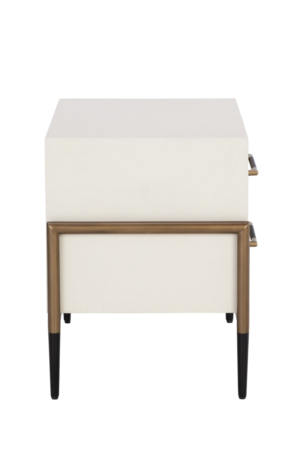   Modern European furniture - Acacia Veneer 2-Drawer Nightstand - www.oroa.com | Oroa.com
