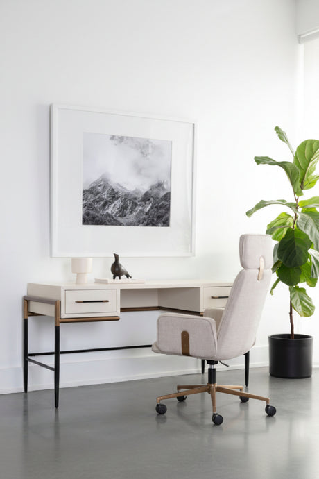   Modern European furniture - Painted Wood Office Desk - www.oroa.com | Oroa.com