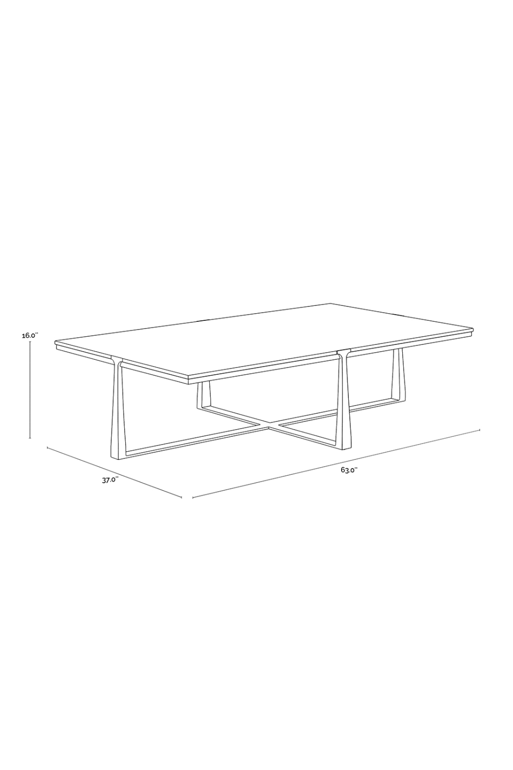   Modern European furniture - Rectangular White Marble Coffee Table - www.oroa.com | Oroa.com
