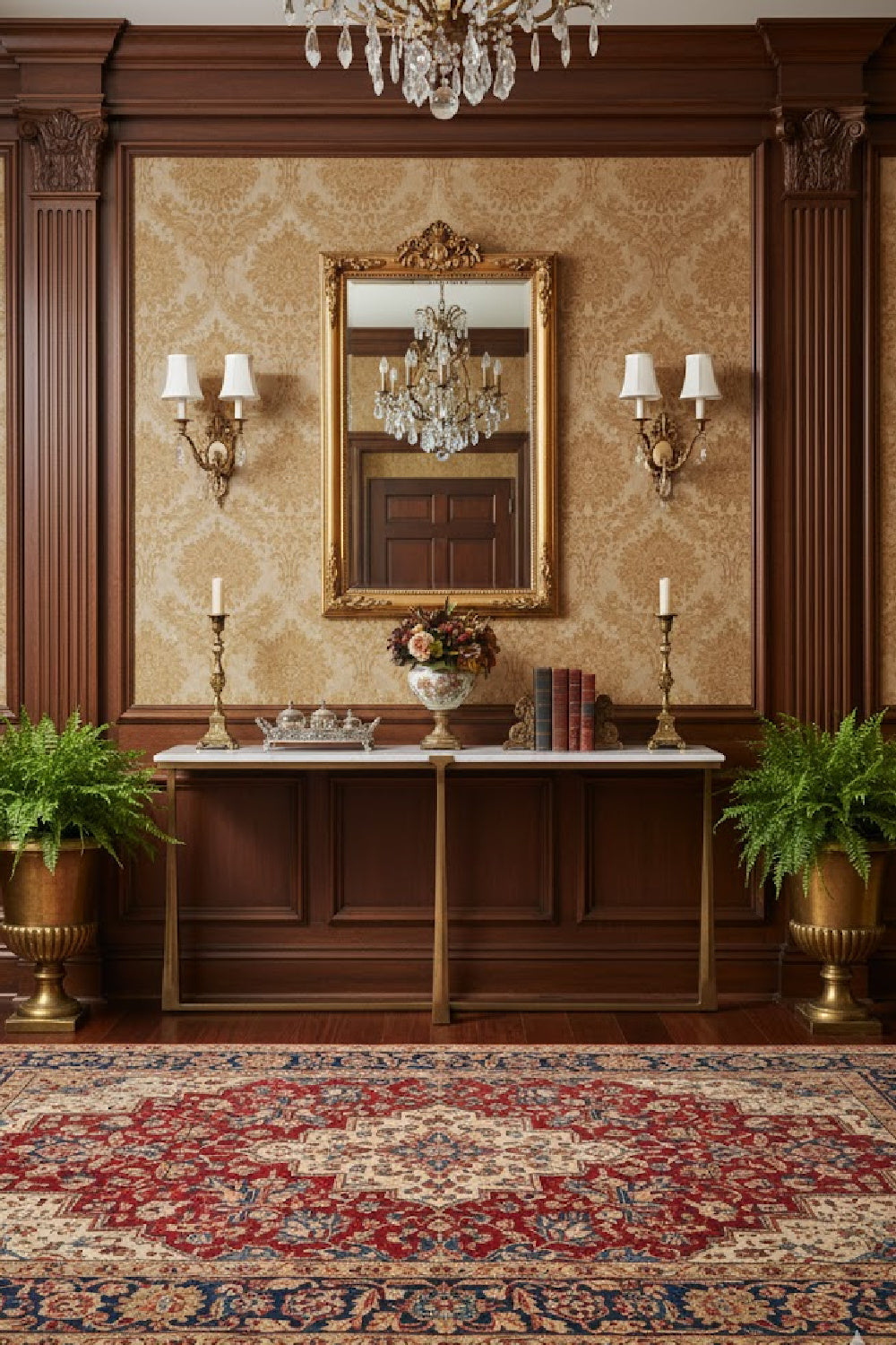   Modern European furniture - White Marble Console Table - www.oroa.com | Oroa.com