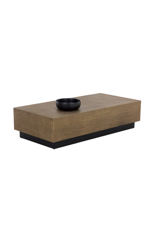   Modern European furniture - Etched Antique Brass Coffee Table - www.oroa.com | Oroa.com