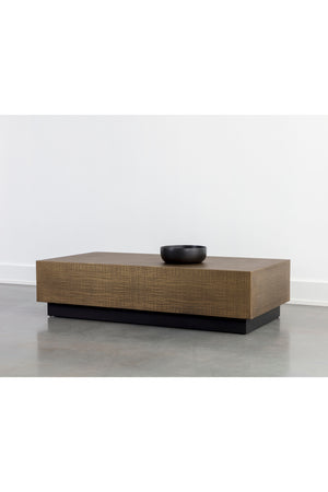   Modern European furniture - Etched Antique Brass Coffee Table - www.oroa.com | Oroa.com