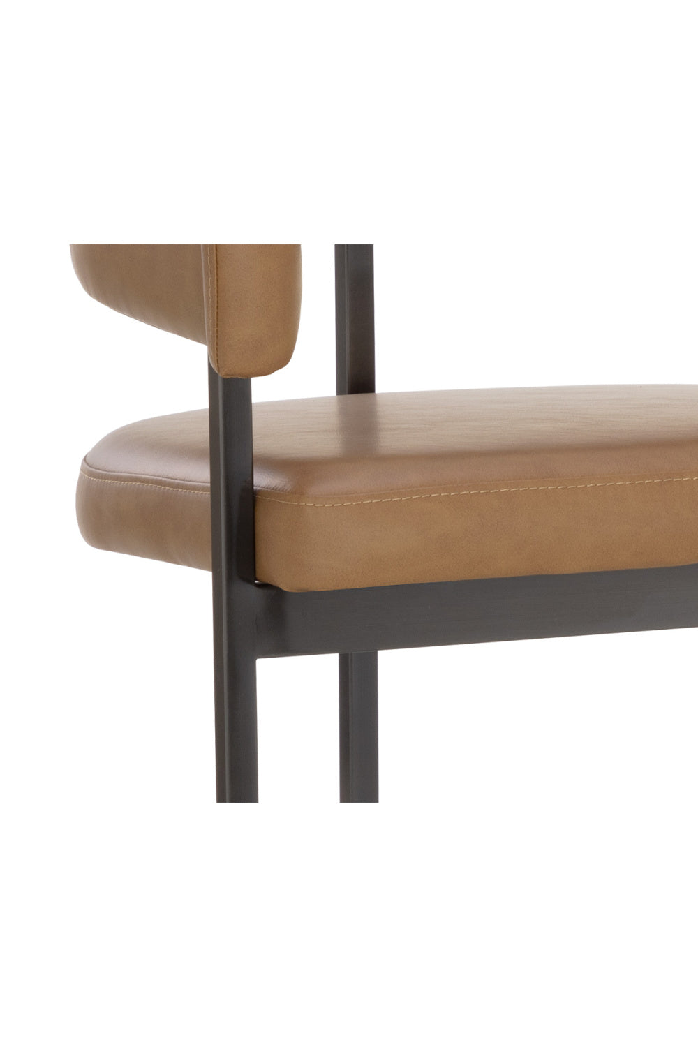   Modern European furniture - Brown Cantilevered Counter Stool - www.oroa.com | Oroa.com