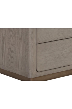   Modern European furniture - 6-Drawer Oak Veneer Dresser - www.oroa.com | Oroa.com