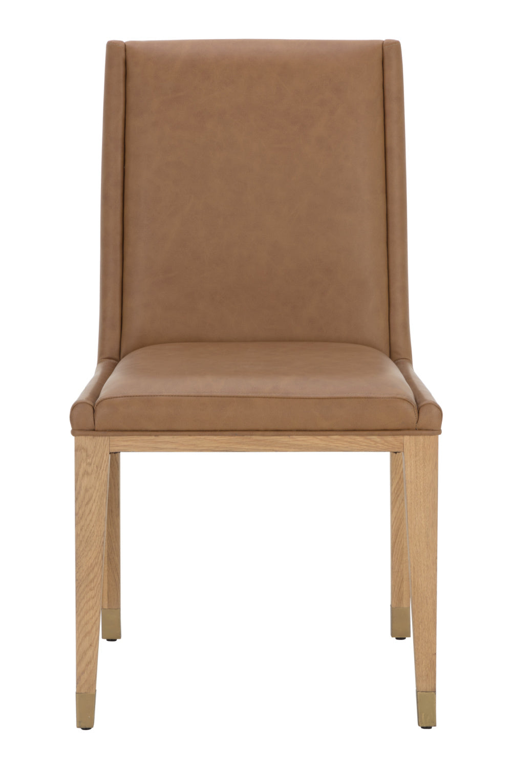   Modern European furniture - Rustic Oak Base Dining Chairs (2) - www.oroa.com | Oroa.com