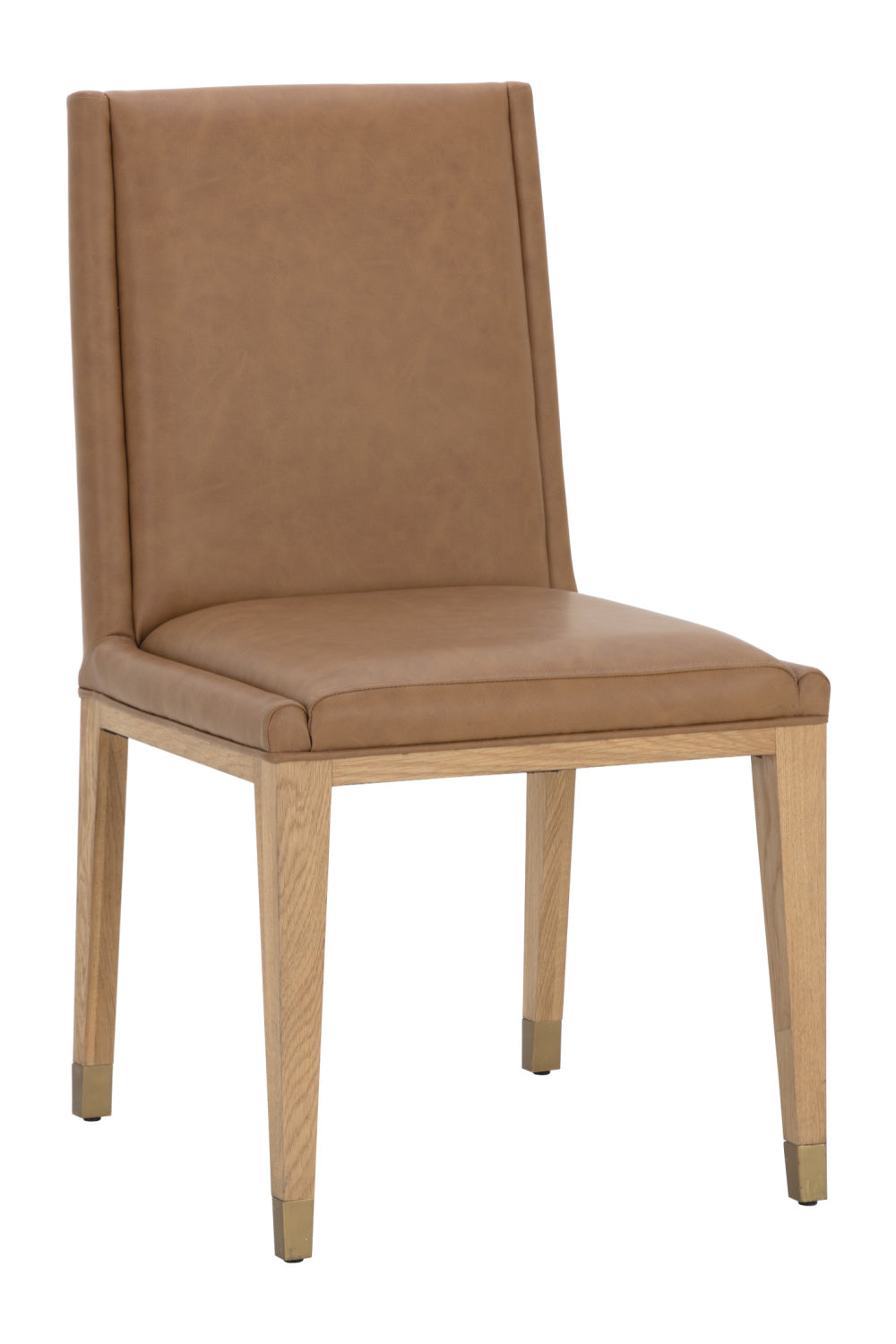  Modern European furniture - Rustic Oak Base Dining Chairs (2) - www.oroa.com | Oroa.com