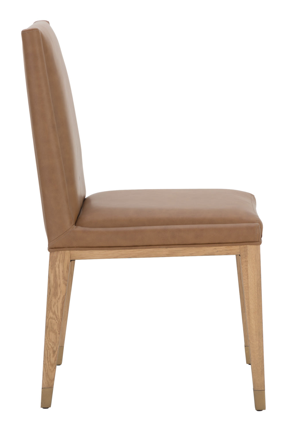   Modern European furniture - Rustic Oak Base Dining Chairs (2) - www.oroa.com | Oroa.com