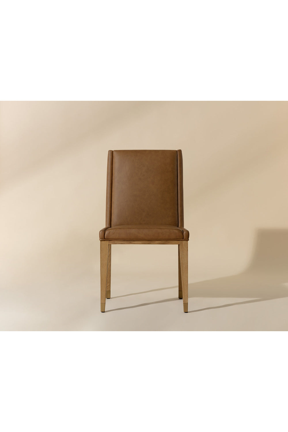   Modern European furniture - Rustic Oak Base Dining Chairs (2) - www.oroa.com | Oroa.com