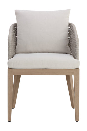   Modern European furniture - Contemporary Indoor/Outdoor Weave & Teak Dining Chair - www.oroa.com | Oroa.com