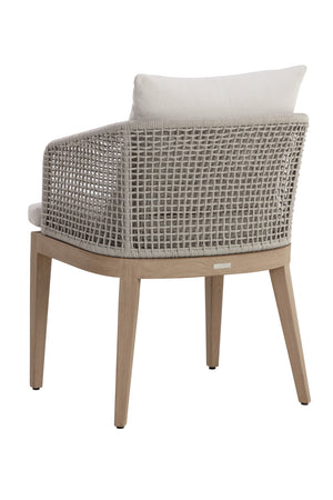   Modern European furniture - Contemporary Indoor/Outdoor Weave & Teak Dining Chair - www.oroa.com | Oroa.com