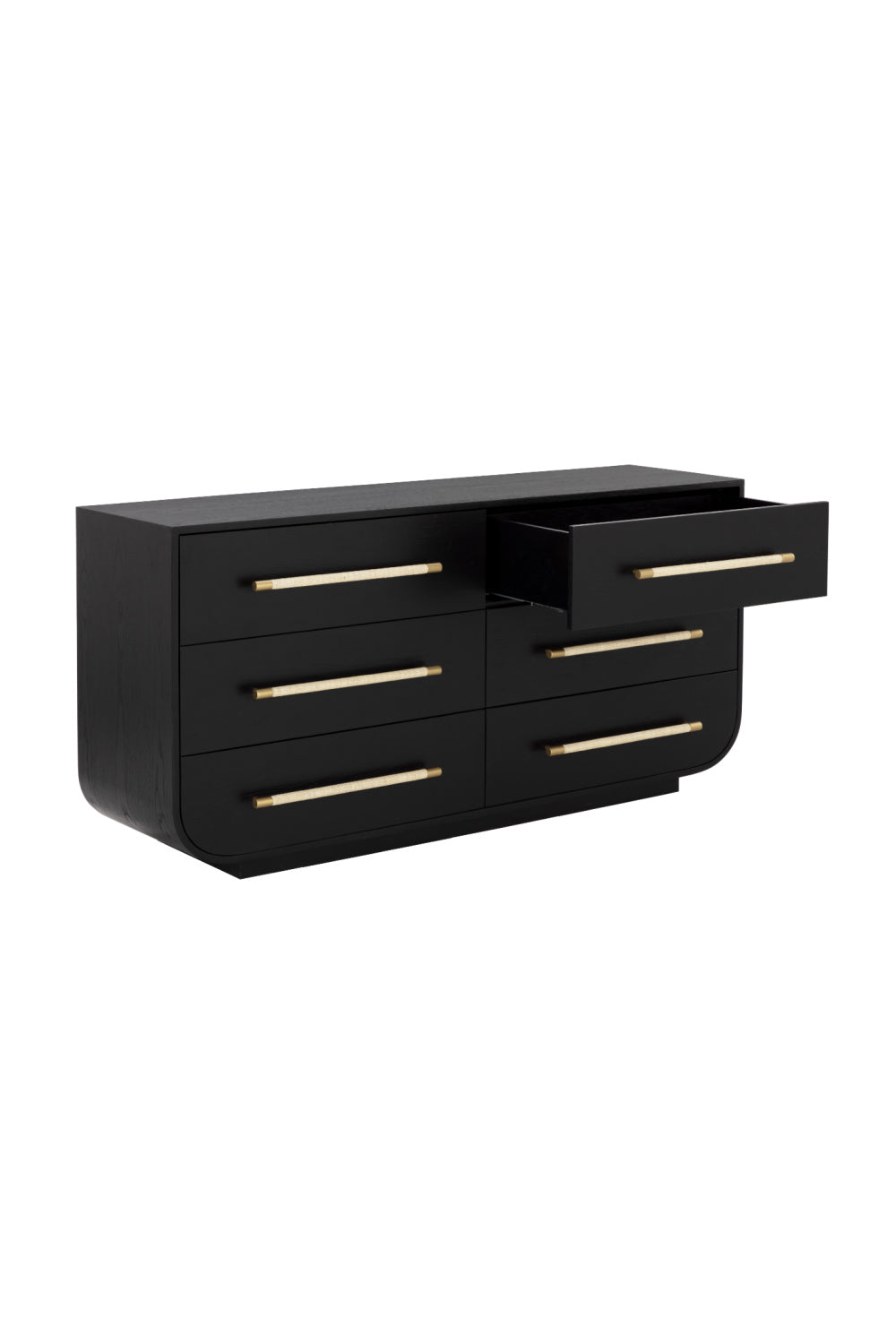   Modern European furniture - Black Oak 6-Drawer Dresser - www.oroa.com | Oroa.com