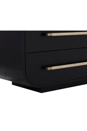   Modern European furniture - Black Oak 6-Drawer Dresser - www.oroa.com | Oroa.com