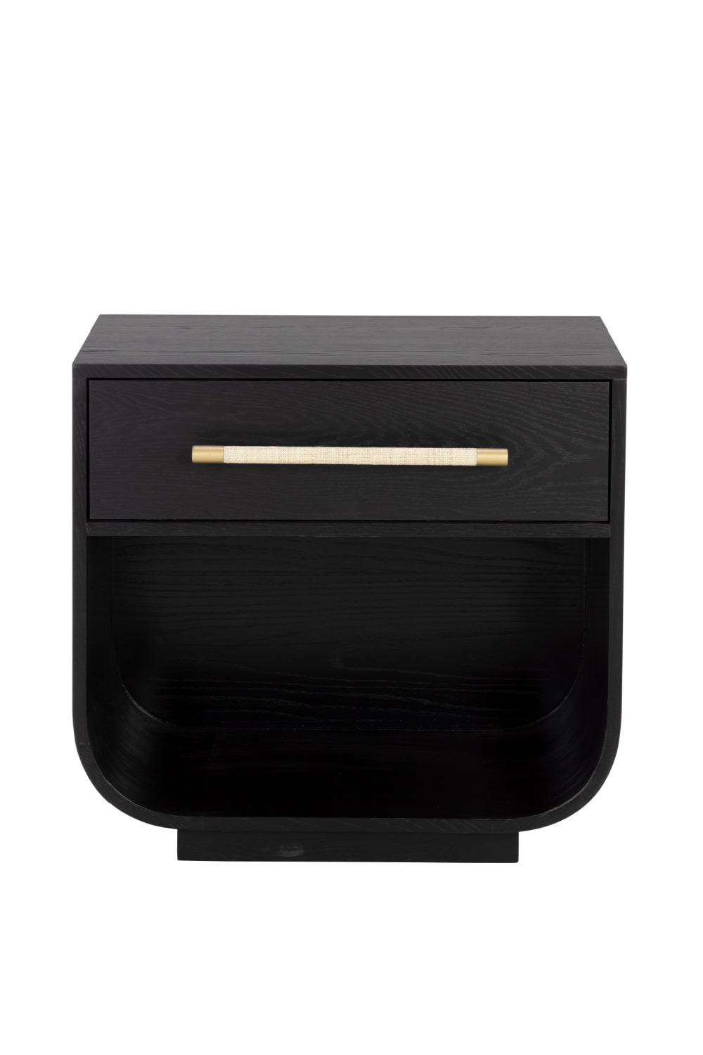   Modern European furniture - Modern Oak Curved Nightstand - www.oroa.com | Oroa.com