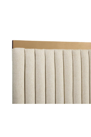   Modern European furniture - Channeled Panel Headboard King Bed - www.oroa.com | Oroa.com