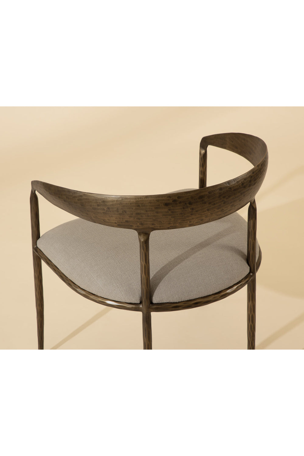   Modern European furniture - Taupe Gray Seat Dining Chair - www.oroa.com | Oroa.com