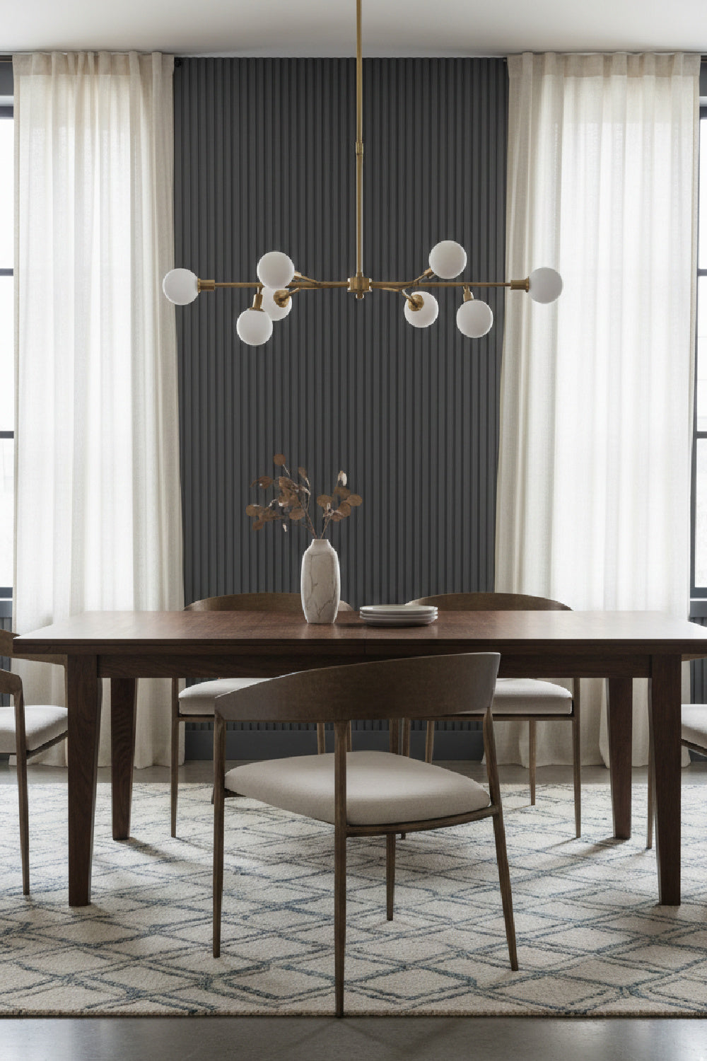   Modern European furniture - Taupe Gray Seat Dining Chair - www.oroa.com | Oroa.com