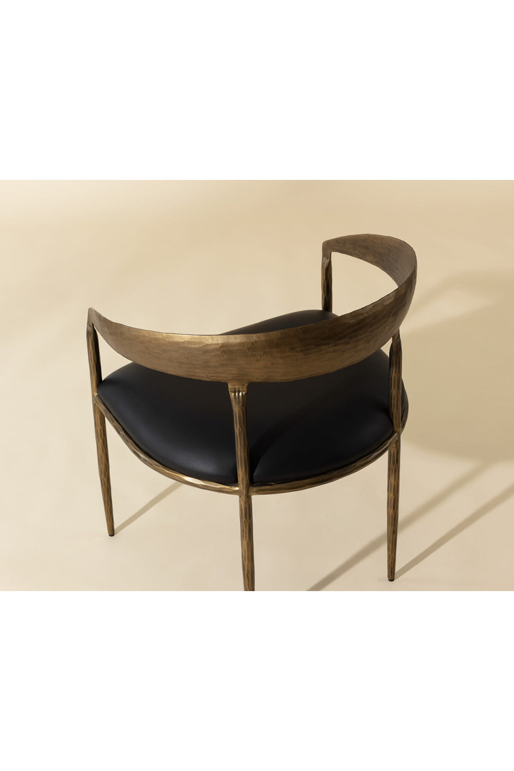   Modern European furniture - Antique Brass Framed Dining Chair - www.oroa.com | Oroa.com