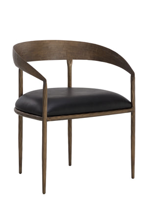   Modern European furniture - Antique Brass Framed Dining Chair - www.oroa.com | Oroa.com