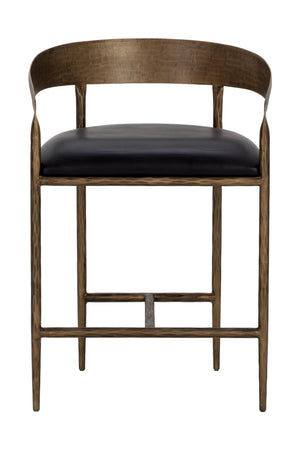   Modern European furniture - Hammered Metal Counter Stool - www.oroa.com | Oroa.com