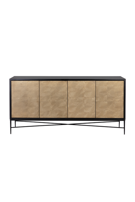   Modern European furniture - Gold 4-Door Sideboard - www.oroa.com | Oroa.com