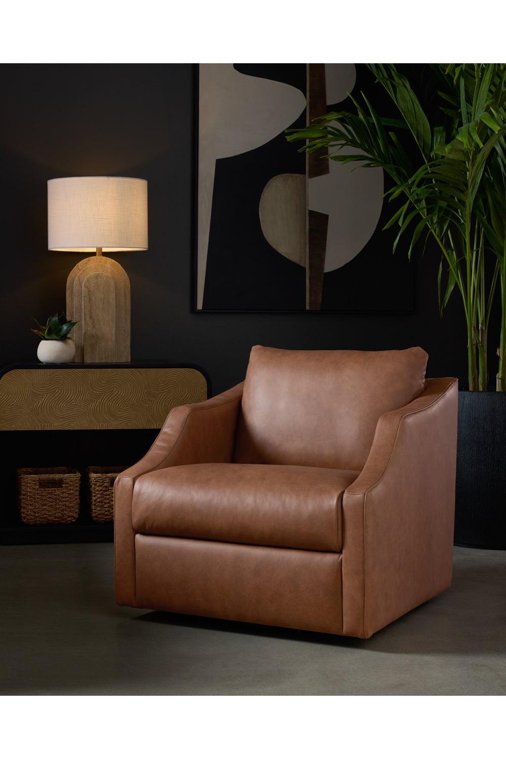   Modern European furniture - Champagne Gold Accented Black Nightstand - www.oroa.com | Oroa.com