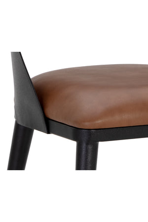   Modern European furniture - Leather Seat Dining Chair - www.oroa.com | Oroa.com
