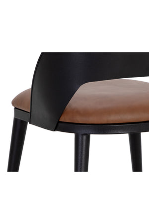   Modern European furniture - Leather Seat Dining Chair - www.oroa.com | Oroa.com