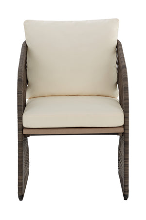   Modern European furniture - Gray Polyrod Indoor/Outdoor Dining Chair - www.oroa.com | Oroa.com