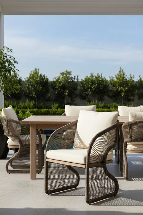   Modern European furniture - Gray Polyrod Indoor/Outdoor Dining Chair - www.oroa.com | Oroa.com