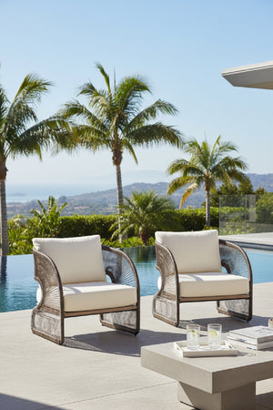   Modern European furniture - Gray Polyrod Indoor/Outdoor Lounge Chair - www.oroa.com | Oroa.com