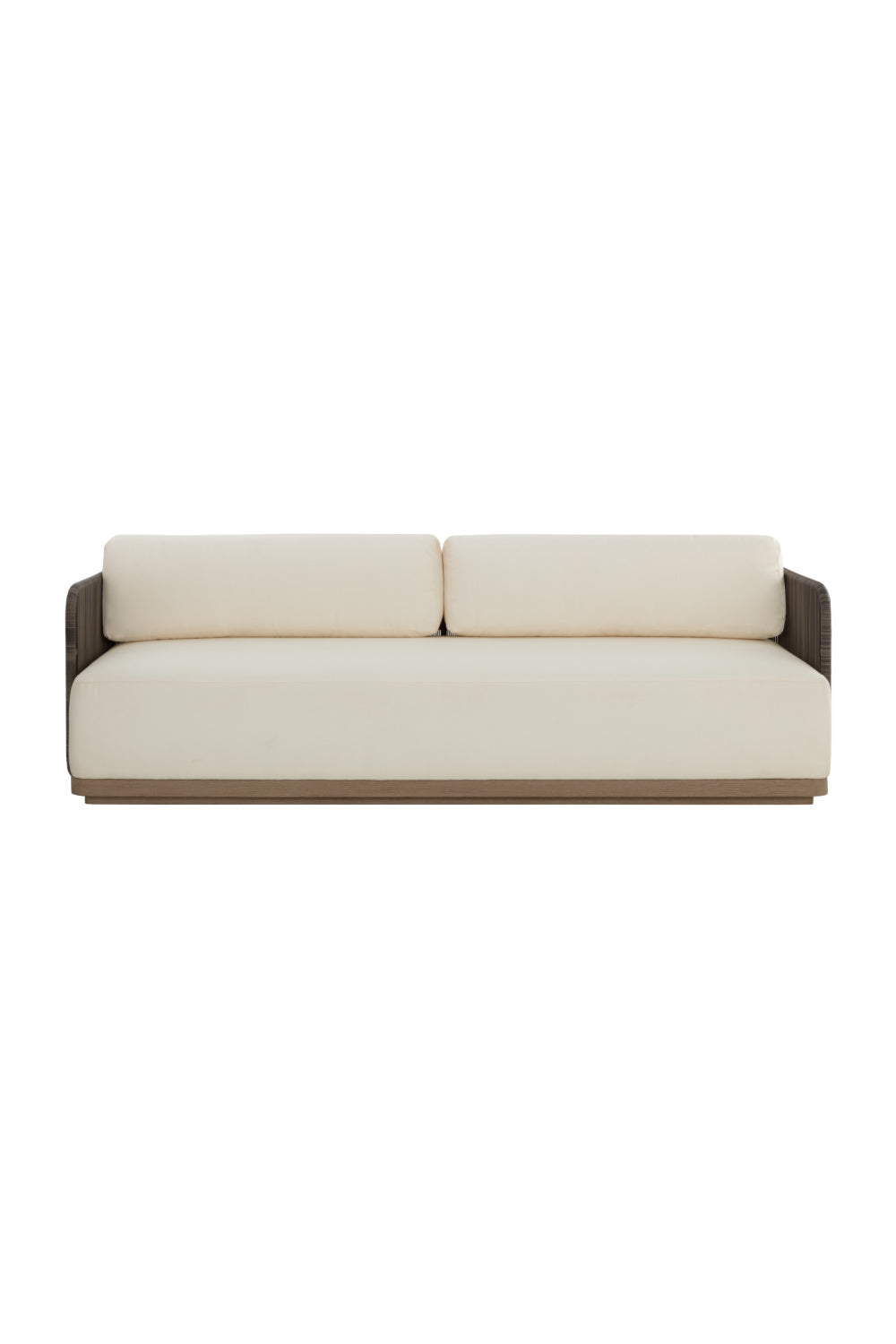   Modern European furniture - Gray Polyrod Indoor/Outdoor Sofa - www.oroa.com | Oroa.com