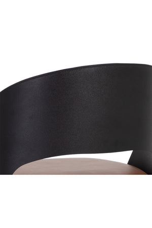   Modern European furniture - Brown Leather Seat Bar Stool - www.oroa.com | Oroa.com