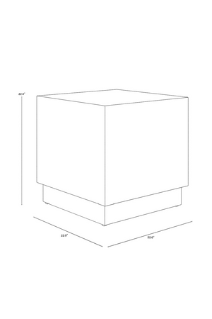   Modern European furniture - Etched Antique Brass Side Table - www.oroa.com | Oroa.com